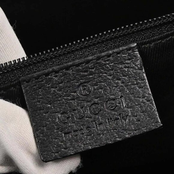 Gucci Black Canvas GG Tote Handbag - Picture 9 of 10